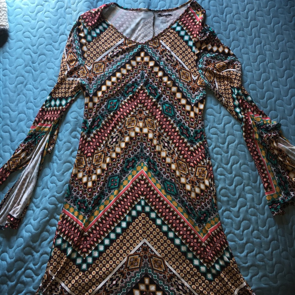 Wrangler Split Sleeve Dress